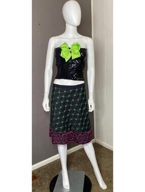 Y2K Embroidered A-Line Skirt by MOSCHINO CheapAndChic size 10 USA
